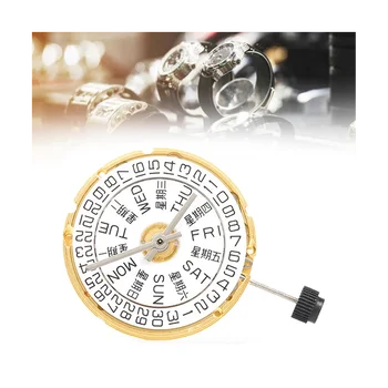 2836 Часовой механизм 2836 Золотой механизм с табличкой недели + табличка календаря Высокоточный автоматический механический механизм