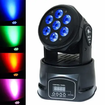 XPCLEOYZ Mini LED 7x12WRGBW, освещение для мытья движущейся головы, диско-шар dj, 14 каналов, Бесплатная доставка