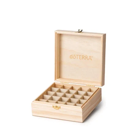 Деревянная коробка с лого (на 25 масел)