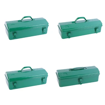 Зеленые Сложенные коробки для хранения ювелирных инструментов, Составная часть, Небольшой контейнер для скобяных изделий 667A