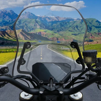 Мотоциклетное Цевье, Прозрачное переднее ветровое стекло, Аксессуары для модификации лобового стекла для Loncin voge 500AC